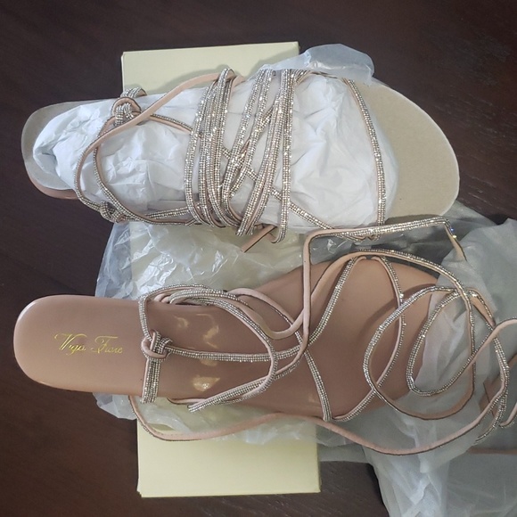 Vigo Fiore Jagger Nude Sandals - Picture 3 of 4
